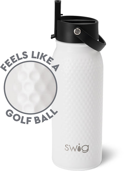 Swig Flip + Sip 36oz Bottle - Premium Golf Ball Finish