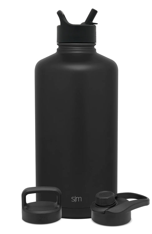 Summit Water Bottle with Straw Lid, Chug Lid, and Handle Lid 40oz