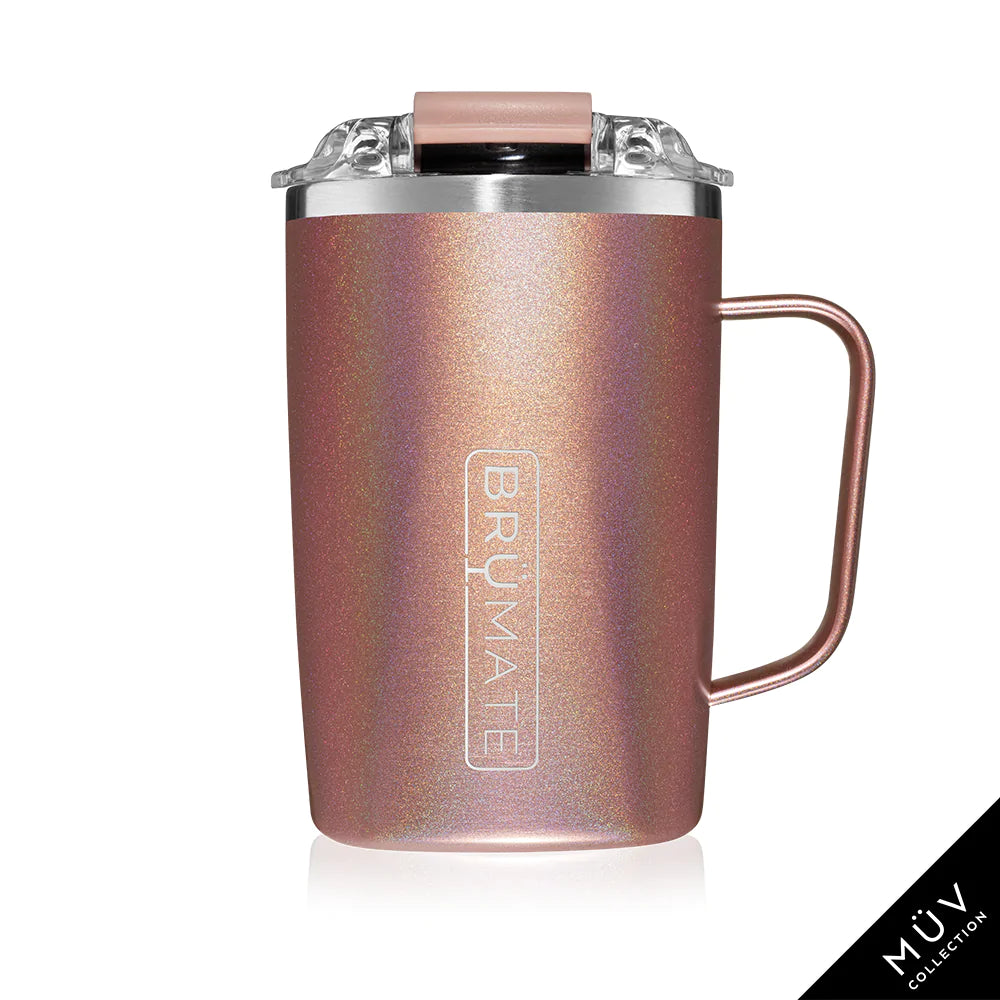 BRUMATE- NAV 22oz Glitter Rose Gold